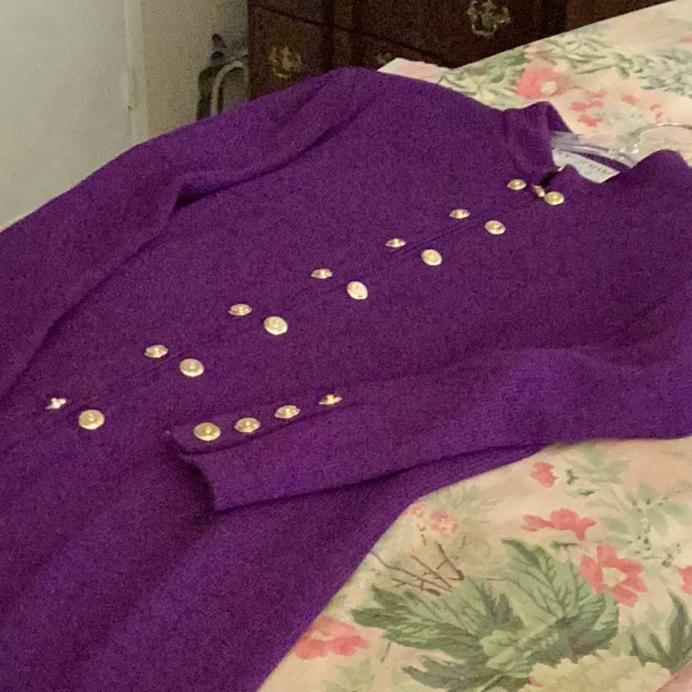 Vintage St John’s Purple Knit Suit